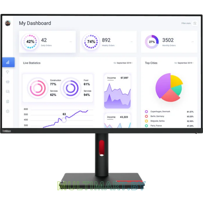 Монитор Lenovo ThinkVision T32p-30 (63D2GCR1CS)